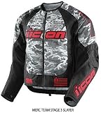 ICON MERC 3 TEXTILE JACKET TEAM SLAYER XL 28201280