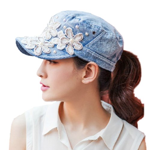 Yimidear® Female UV sun hat Cowboy hat Lady summer outdoor sports visor cap Women Baseball cap Peaked cap
