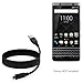 BlackBerry Keyone Cable, BoxWave [DirectSync - USB 3.0 A to USB 3.1 Type C] USB C Charge and Sync Cable for BlackBerry Keyone - 6ft - Black