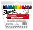 Sharpie Fine Point Permanent Markers, 12 Colored Markers(30072)