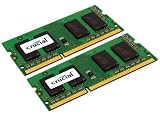 Crucial 8GB Kit (4GBx2), 204-pin SODIMM, DDR3 PC3-10600 Memory Module ... Crucial 8GB Kit (4GBx2), 204-pin SODIMM, DDR3 PC3-10600 Memory Module ...