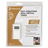 Product details for Intermatic White Self Adjusting Wall Switch Timer #ST01C