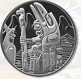 Totem BC Canada 2005 Proof $30 Silver Totem Pole