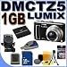 Panasonic Lumix DMC-TZ5 (Black) 9.0MP Digital Camera 1GB SD Secure Digital Memory Card DMCTZ5K BigVALUEInc Accessory Saver Bundle