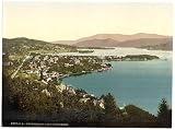 Pörtschach on Wörthersee, Carinthia, Austro-Hungary wall sized print (photochrom) photochrome , 18x24