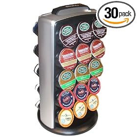 K-cup Carousel and Coffee Variety Assortment Pack for Keurig Brewers 30 Count Gift Package