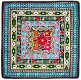 Chinese Home Decor / Chinese Embroidery / Chinese Folk Art: Embroidered Chinese Cushion