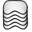 Dream Essentials Soft Cotton Waffle Sleeping Mask - Five Pack