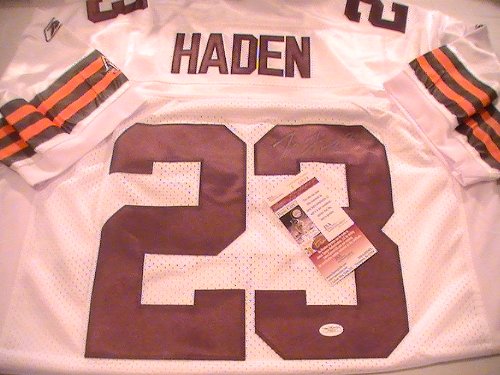 JOE HADEN SIGNED AUTOGRAPHED CLEVELAND BROWNS JERSEY JSA