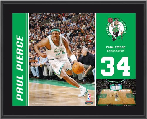Mounted Memories Boston Celtics Paul Pierce 10X13 Sublimated Plaque