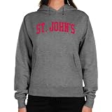 NCAA St. John's Red Storm Ladies Basic Arch Midweight Pullover Hoodie - Charcoal