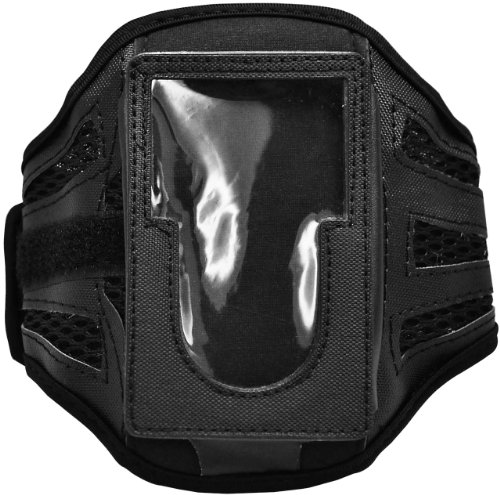Black Neoprene Sporty ArmBand for iPod Video/Classic