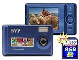 SVP Xhtinn-1056Bu 10MP Max. Digital Camera with 2.5 LCD (SVP 8GB SDHC Memory Card Included)
