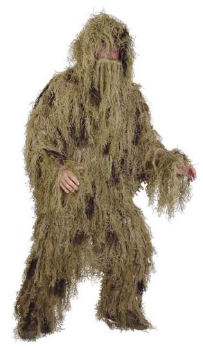 New 4 Piece Desert Camo Sniper Ghillie Suit, XL/2XL