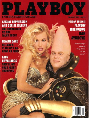 Playboy Magazine August 1993 Pamela Anderson Meets the Coneheads