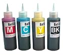 Ink refill set for CIS/CISS or refillable cartridges using HP 88 ink, Officejet Pro L7580 L7590 L7650 L7680 K550 K5400 K8600