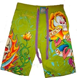 Men's Ed Hardy Lounge Boxer Shorts Size Medium 32 - 24