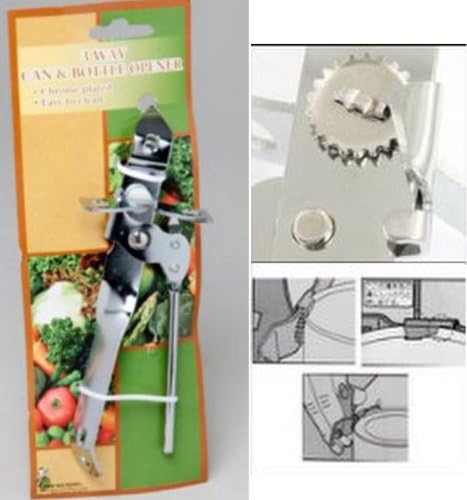 3 Way Can & Bottle Opener Puncher Traditional Butterfly Style