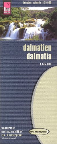 Croatia - Dalmatia Coast 1:175,000 Recreation Map, waterproof, GPS-compatible REISE