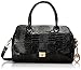 MG Collection Alecia Crocodile Doctor Shoulder Bag