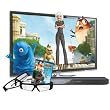 Samsung UN55C7000 55" 3D LED HDTV and Samsung BD-C6900 3D Blu-ray Player and Samsung SSG-P2100T 3D Starter Kit Bundle