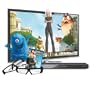 Samsung UN55C7000 55" 3D LED HDTV and Samsung BD-C6900 3D Blu-ray Player and Samsung SSG-P2100T 3D Starter Kit Bundle
