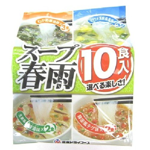 日本ドライフーズ スープ春雨アソート 10袋