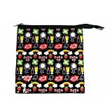 Beautybag aus Vinyl URBAN GIRL - schwarz