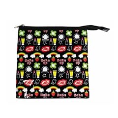 Beautybag aus Vinyl URBAN GIRL - schwarz