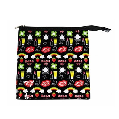 Beautybag aus Vinyl URBAN GIRL - schwarz
