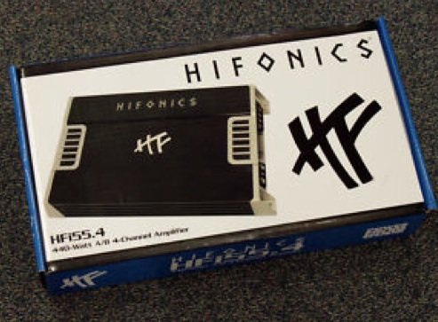 Hifonics HFi55.4 HFi Series A/B Stereo Amplifier 4 x 55 @ 4 OHMS, 4 x 110 @ 2 OHMS, 2 x 220 @ 4 OHMS