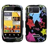 Chalkboard Star Black Phone Protector Cover for MOTOROLA WX445 (Citrus)