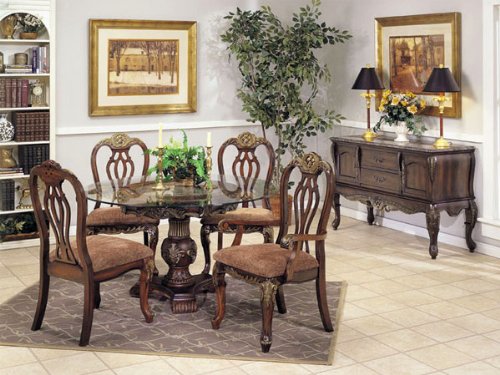 Clear Bordeaux (Marble Top Side/Arm Chairs