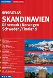 Produkt-Bild: Reiseatlas Skandinavien / D&auml;nemark / Schweden / Finnland / Europa 1:800.000