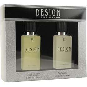 Design By Paul Sebastian For Men. Set-cologne Spray 3.4-Ounce & Aftershave 3.4-Ounce