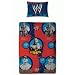 WWE Wrestling 'Superstars' Rotary Duvet Cover & Pillowcase - Brand New Design