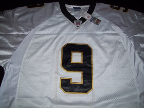 Drew Brees Reebok White Road New Orleans Saints Jersey Size 54