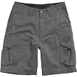 Fox Racing Slambozo Solid Cargo Youth Boys Short Casual Wear Pants w/ Free B&F Heart Sticker Bundle - Gunmetal