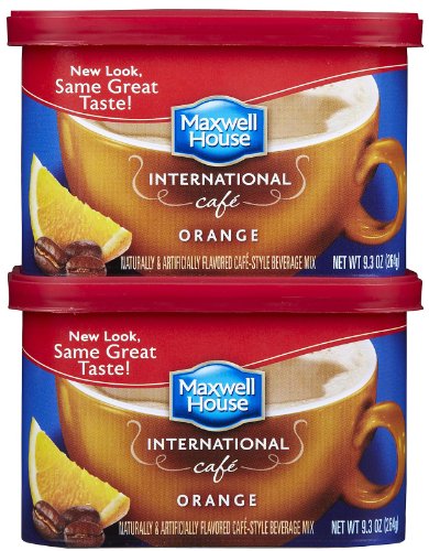 Maxwell House International Orange Cafe - 9.3 oz - 2 pk