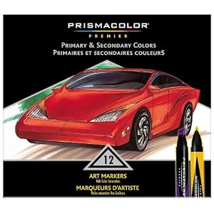 Sanford-R-Prismacolor-R-Professional-Art-Markers-Primary-Secondary-Colors-Set-Of-12