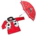 Apparel : Cowboy Red Rain Coat & Umbrella