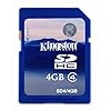 Kingston SD4/4GB Carte SDHC Class 4 4 Go