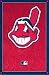 Cleveland Indians - Logo by Unknown Framed with Silver Decor Wood Frame 1.25 inch width, 3/4 inch depth