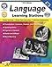 Mark Twain Grades 6-8 Learning Stations Language Arts Workbook, Middle School Books Covering Spelling, Grammar, Figures of Speech, Vocabulary, and ... Homeschool Curriculum (English Language Arts)