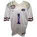 Percy Harvin Autographed Florida Gators (White #1 2008 BCS Patch) Nike Jersey