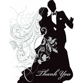 Silhouette Thank You Cards