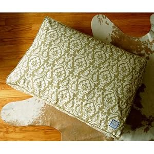 Damask Dog Crate Bed - Replacement Bed Case/large