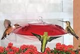 Window Hummingbird Feeder with Hummer Port Brush and 2 Nectar Guard Tips