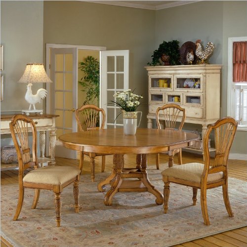 Hillsdale Furniture 4507DTBRNDC7 Wilshire Dining Set