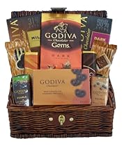 Godiva Chocolates Lovers Gourmet Valentine's Day Holiday Gift Basket